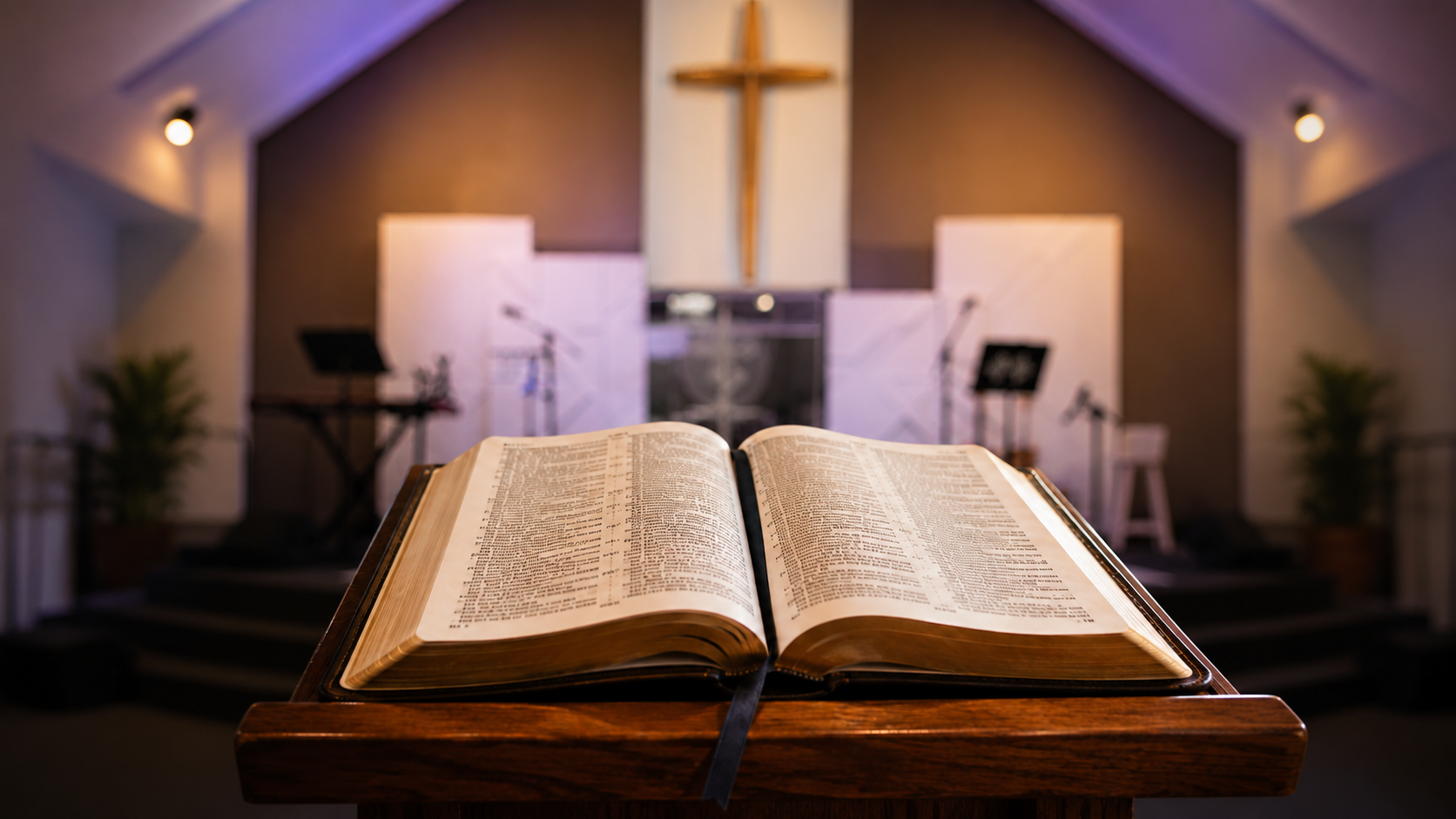 Imagen de referencia de Biblia y oración